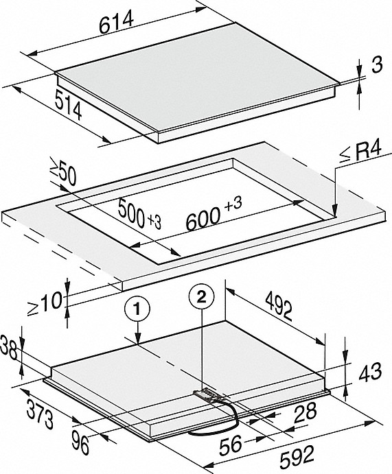 Варочная панель KM6540 FR в интернет-магазине Miele Shop - фото 2
