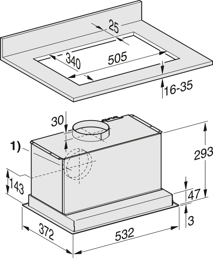 Вытяжка DA2558 в интернет-магазине Miele Shop - фото 3