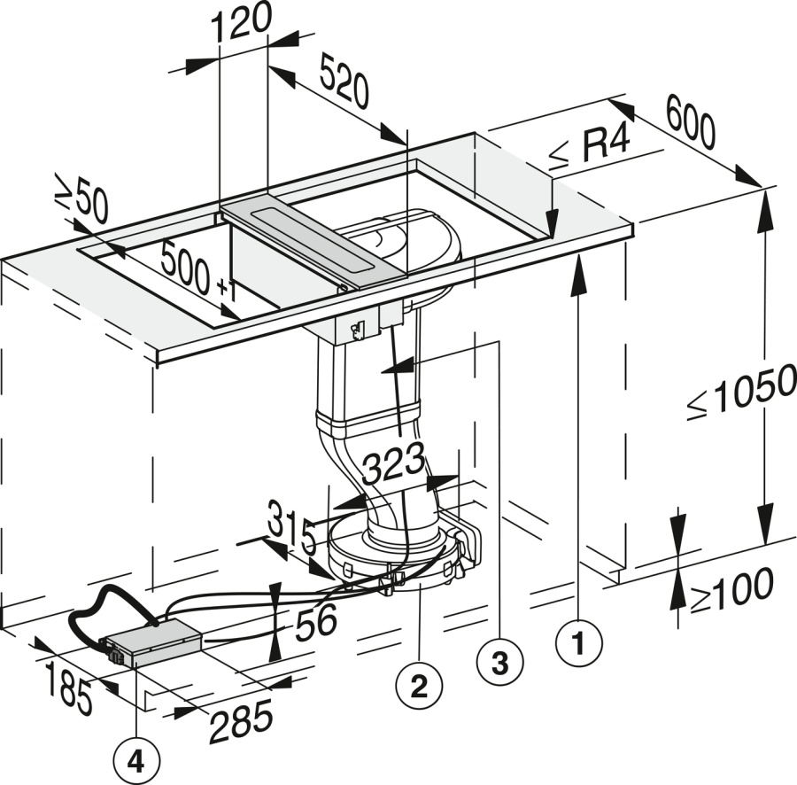 Панель комби (вытяжка) CSDA7001 FL в интернет-магазине Miele Shop - фото 2