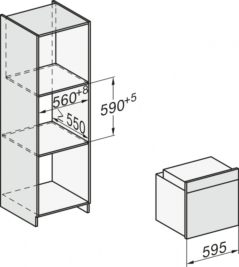 Духовой шкаф H7464BP OBSW черный обсидиан в интернет-магазине Miele Shop - фото 2