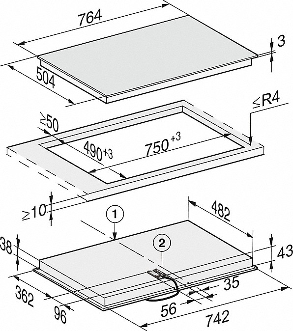 Варочная панель KM6542 FR в интернет-магазине Miele Shop - фото 2