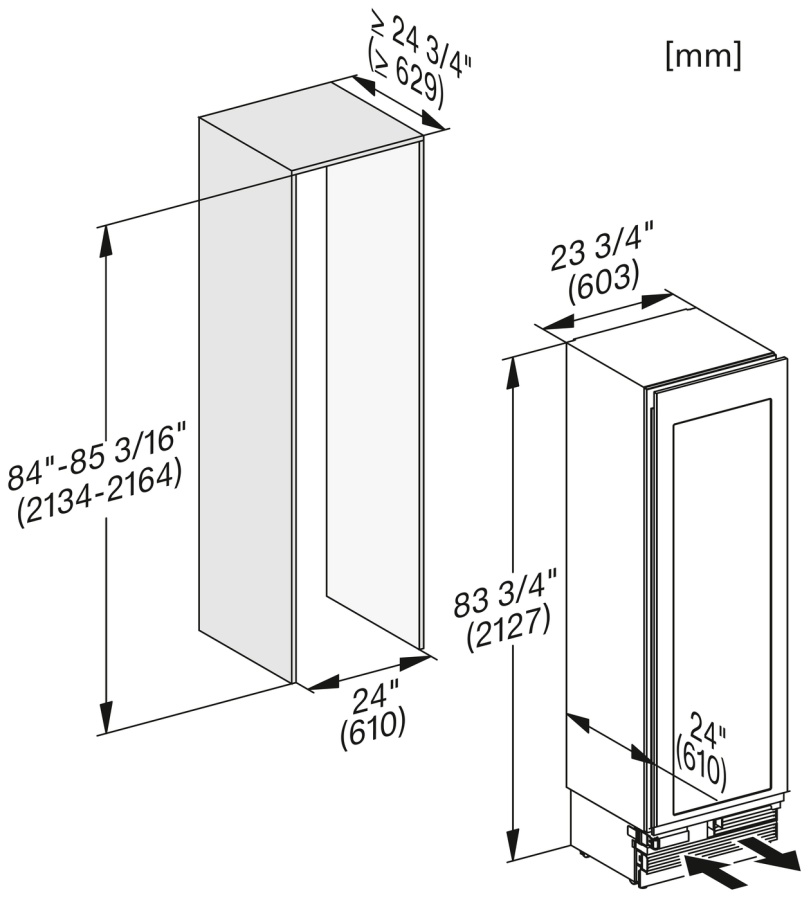 Встраиваемый винный холодильник MasterCool KWT2671ViS в интернет-магазине Miele Shop - фото 4