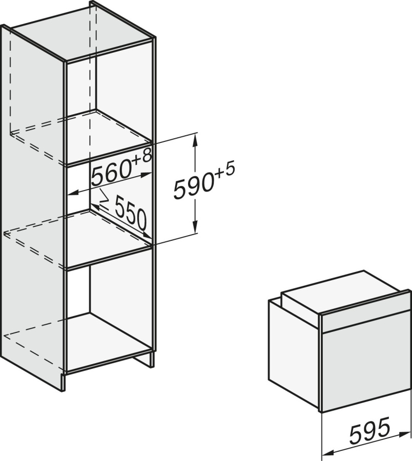 Духовой шкаф H2861B CLST сталь в интернет-магазине Miele Shop - фото 5