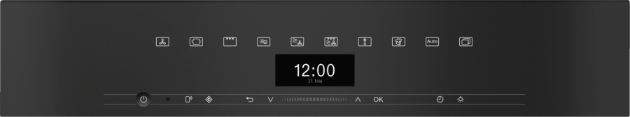 Духовой шкаф компактный с СВЧ H7440BM OBSW черный обсидиан в интернет-магазине Miele Shop - фото 3